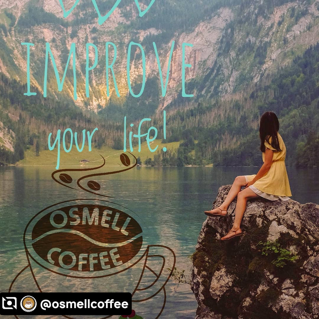 Osmell HEMP Coffee 100% Colombian Coffee Blend With 100% Natural Hemp.