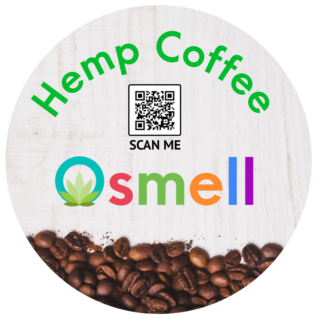 Hemp Coffee K-Cup Pods. 100% Colombian Coffee Blend with Pure Hemp (100% Natural Hemp - Made in the USA), DARK ROAST 12 count.